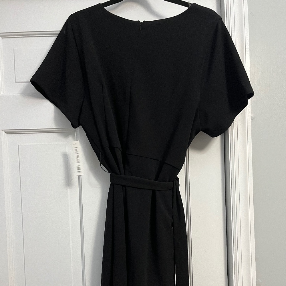 Shelby & Palmer Black Wrap Dress (Size 16W)
